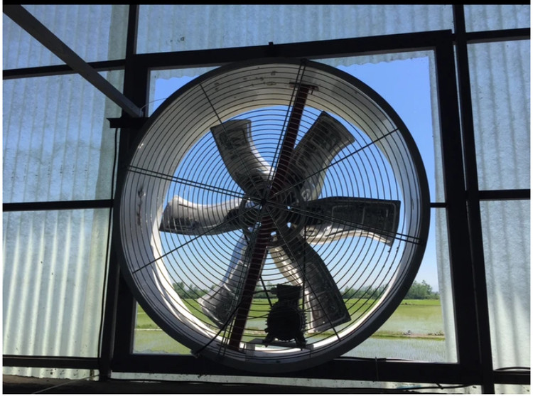 هواکش مرغداری و گلخانه